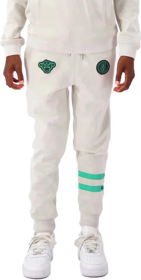 BLACK BANANAS regular fit joggingbroek grijs Jongens Polyester Effen 128