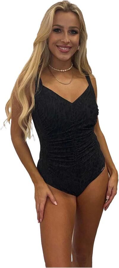 Bomain Ladies Swimsuit Black Tiger