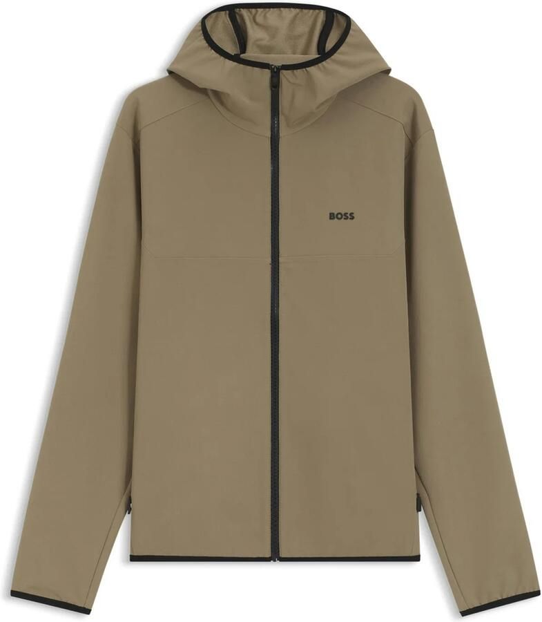 BOSS Green regular fit trainingsjack met capuchon model 'LW_COMMUTERPRO'