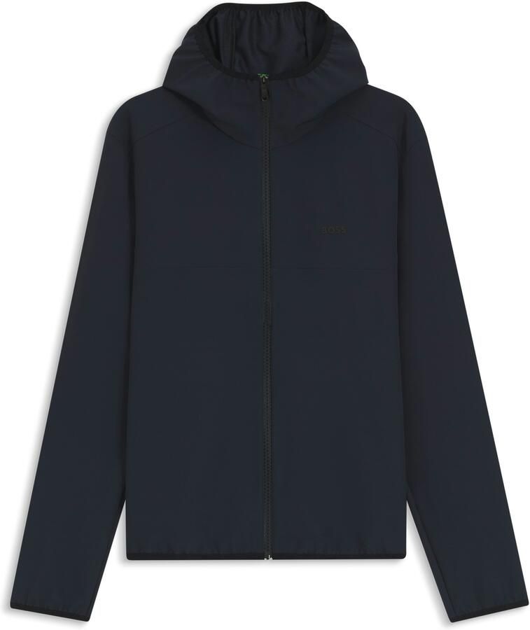 BOSS Green regular fit trainingsjack met capuchon model 'LW_COMMUTERPRO'