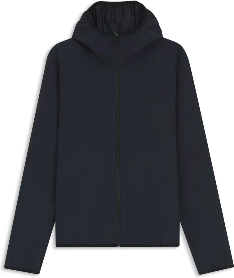 BOSS Green regular fit trainingsjack met capuchon model 'LW_COMMUTERPRO'