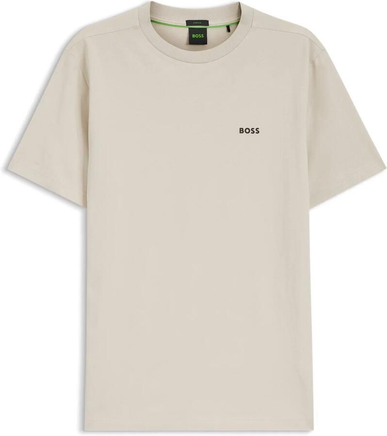 BOSS Green regular fit T-shirt van katoenmix - Foto 3
