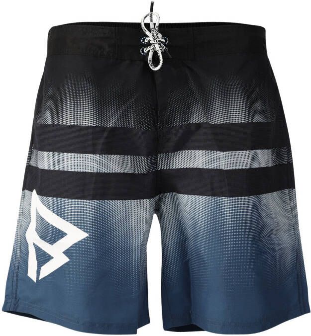 Brunotti zwemshort Archal zwart blauw