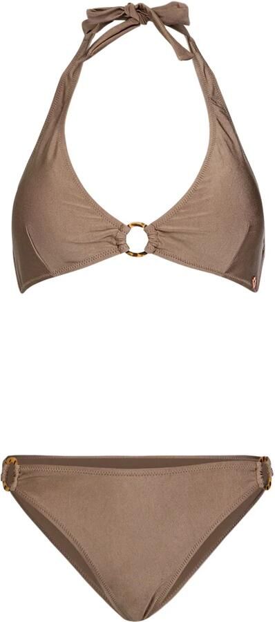 Brunotti voorgevormde halter bikini set Hollymai bruin - Foto 3