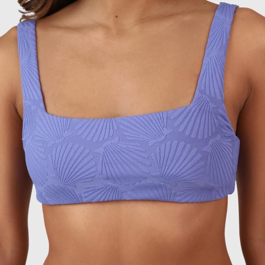 Brunotti voorgevormde crop bikini Lilly blauw - Foto 3