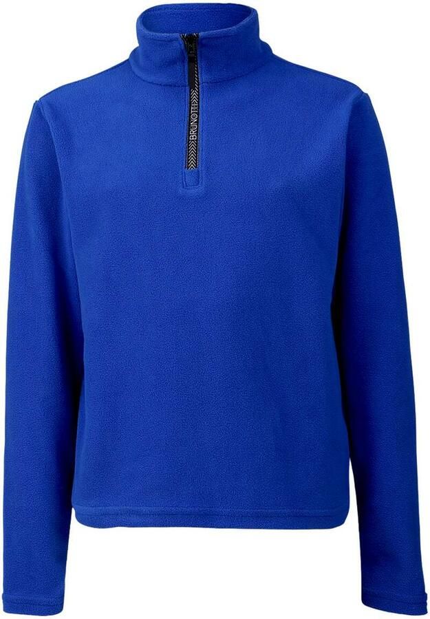 Brunotti skipully blauw Meisjes Fleece Opstaande kraag Effen