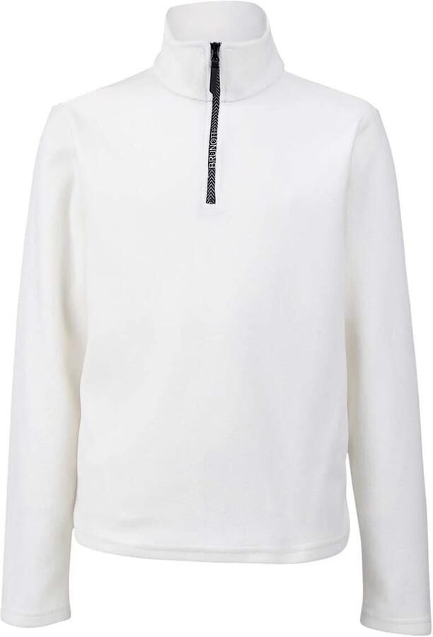 Brunotti skipully wit Meisjes Fleece Opstaande kraag Effen