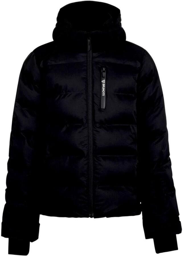 Brunotti Stormy ski jas zwart Skijack Polyester Capuchon