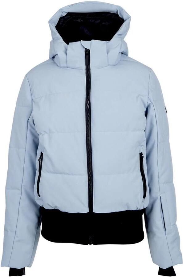 Brunotti ski-jas lichtblauw Skijack Meisjes Polyester Capuchon Effen