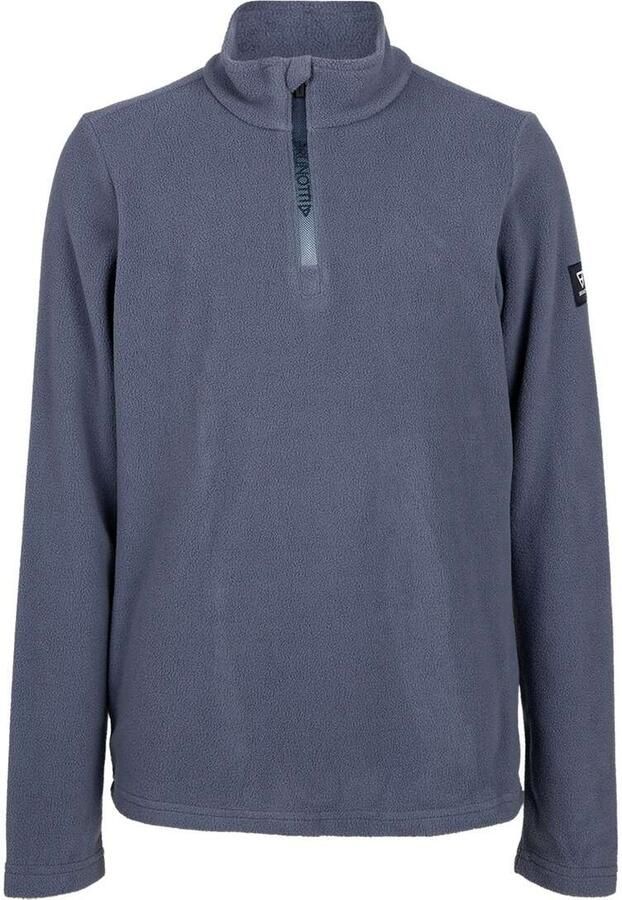 Brunotti Tenny skipully grijs Jongens Fleece Opstaande kraag