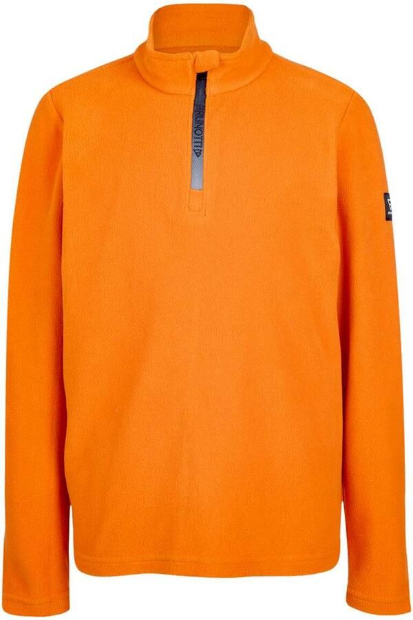 Brunotti Tenny skipully oranje Jongens Fleece Opstaande kraag