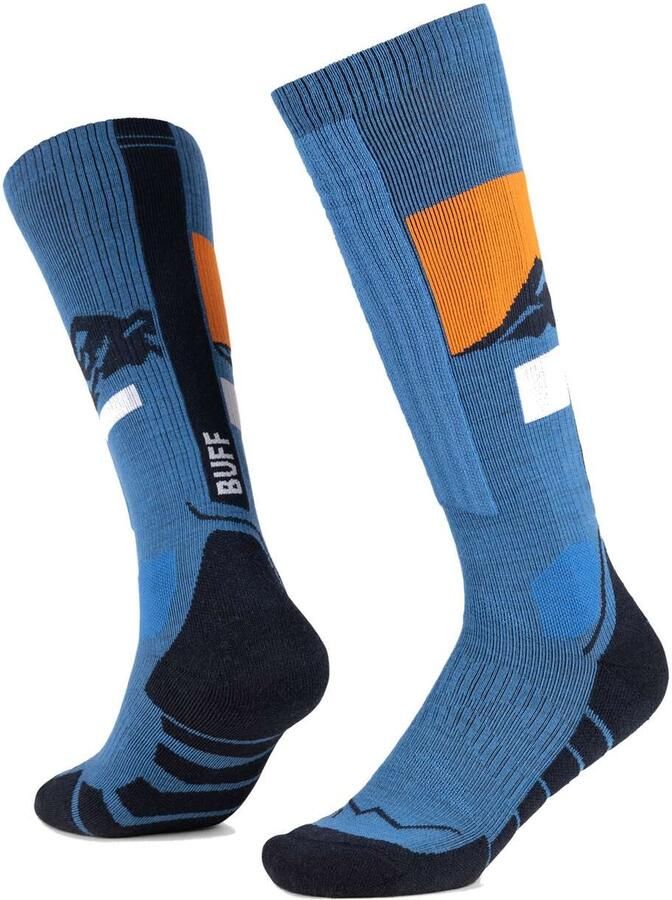 Buff Merino Heavyweight Over The Calf Skisokken
