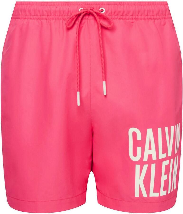 Calvin Klein Logo Zwembroek Roze Km0Km00794 XI1 Roze Heren