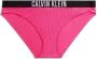 Calvin Klein Roze Geribbelde Bikinibroek Pink Dames - Thumbnail 2