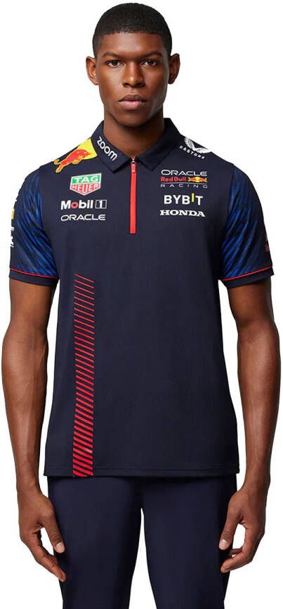 Castore Men's Oracle Red Bull Racing Short Sleeve Polo Shirt