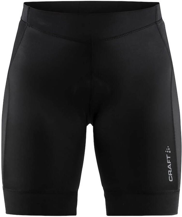 Craft rise fietsbroek zwart dames