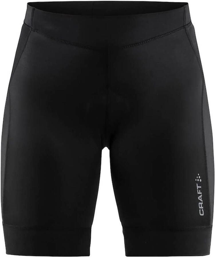 Craft rise fietsbroek zwart dames