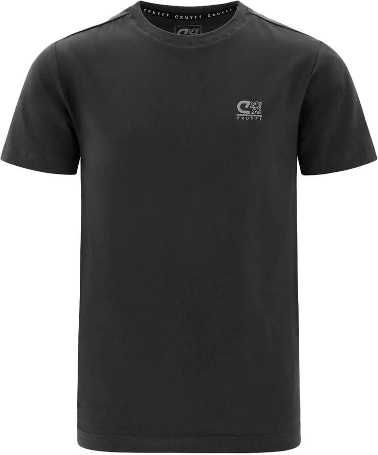 Cruyff T-shirt Soothe zwart Jongens Meisjes Katoen Ronde hals Effen 140