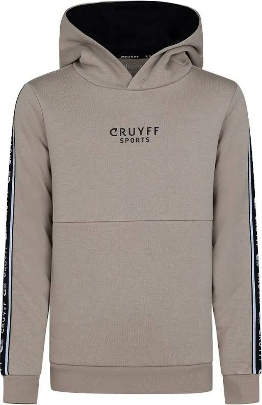 Cruyff hoodie beige Sweater Katoen Capuchon 140