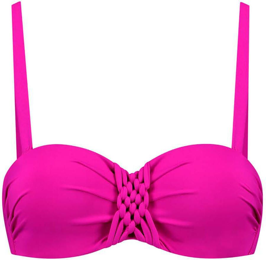 Cyell voorgevormde strapless beugel bikinitop fuchsia - Foto 4
