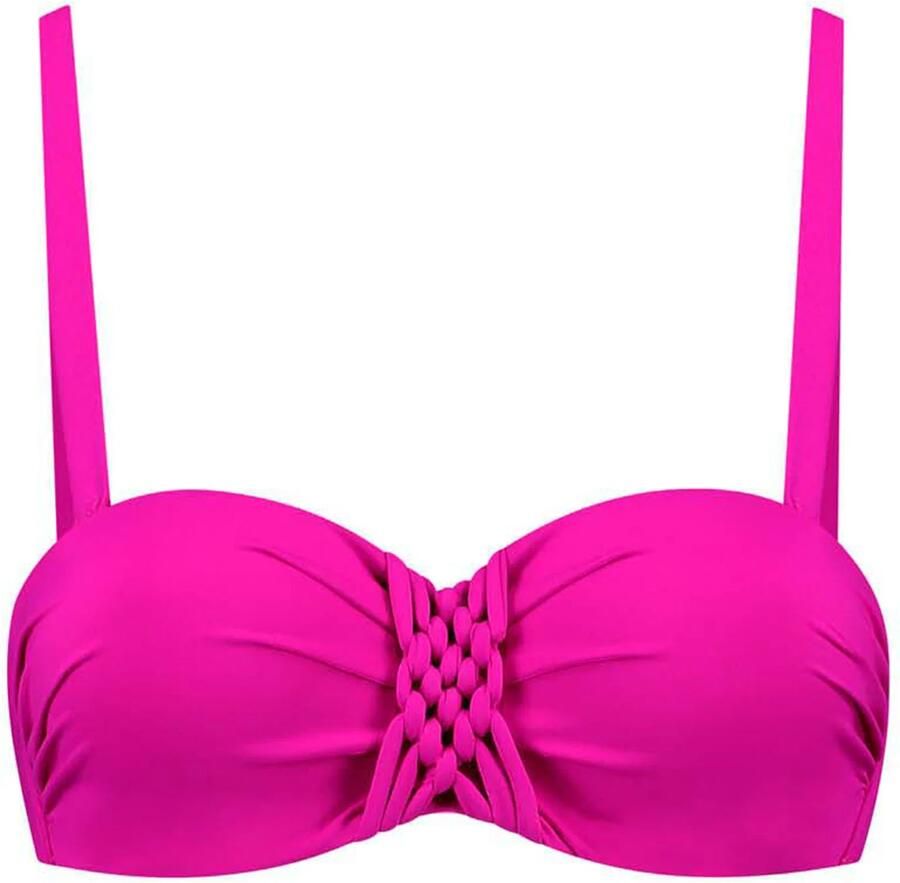 Cyell voorgevormde strapless beugel bikinitop fuchsia - Foto 4