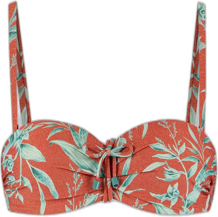 Cyell Rusty Rose Multi-way Bandeau Bikinitop