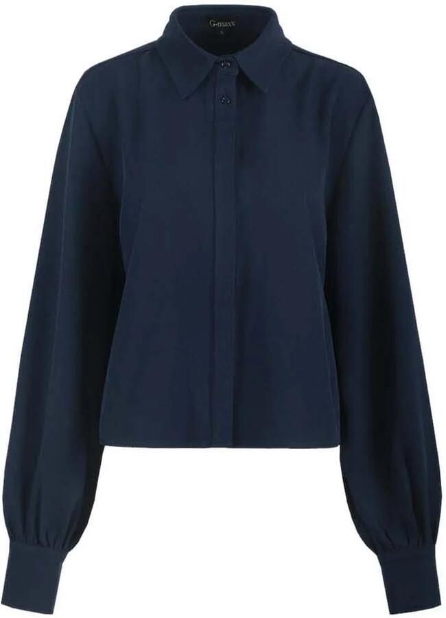 G-maxx blouse donkerblauw - Foto 3
