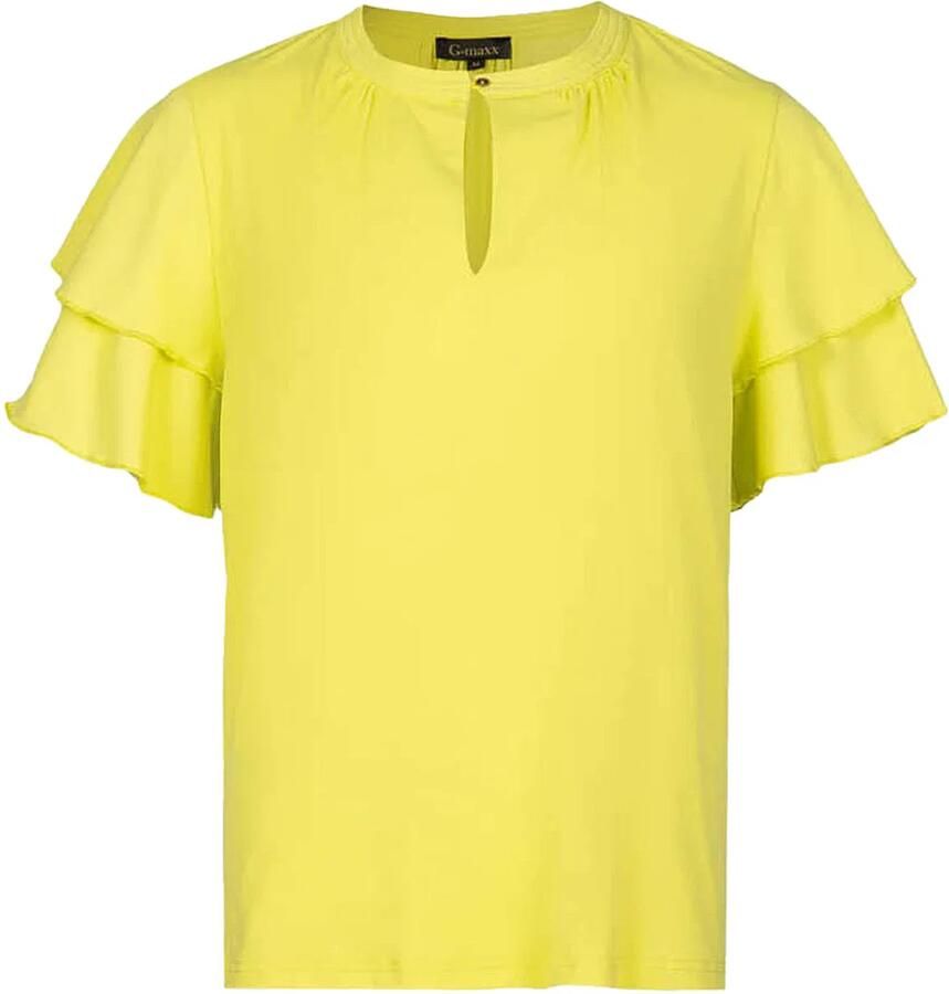 G-maxx blousetop Daylinn limegroen