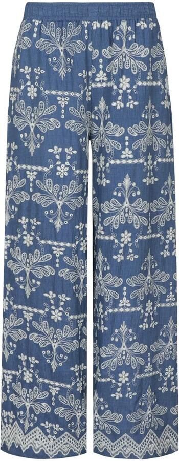 G-maxx wide leg regular waist casual broek