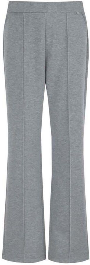 G-maxx wide leg regular waist casual broek grijs melange - Foto 3