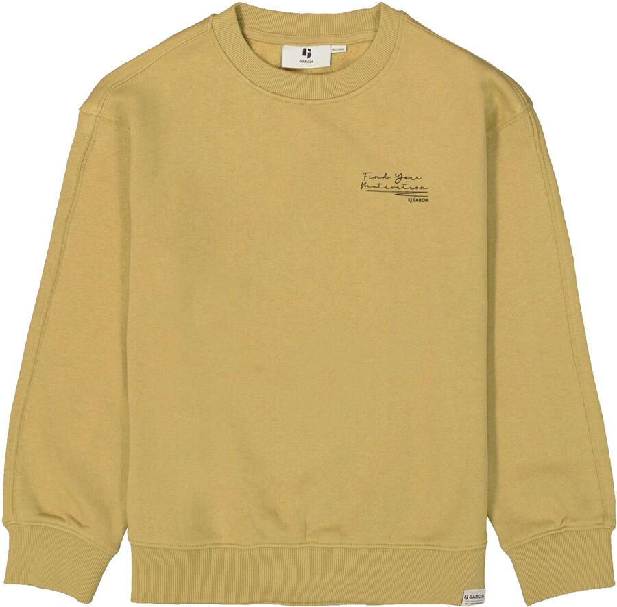 Garcia Sweatshirt met motiefprint aan de achterkant