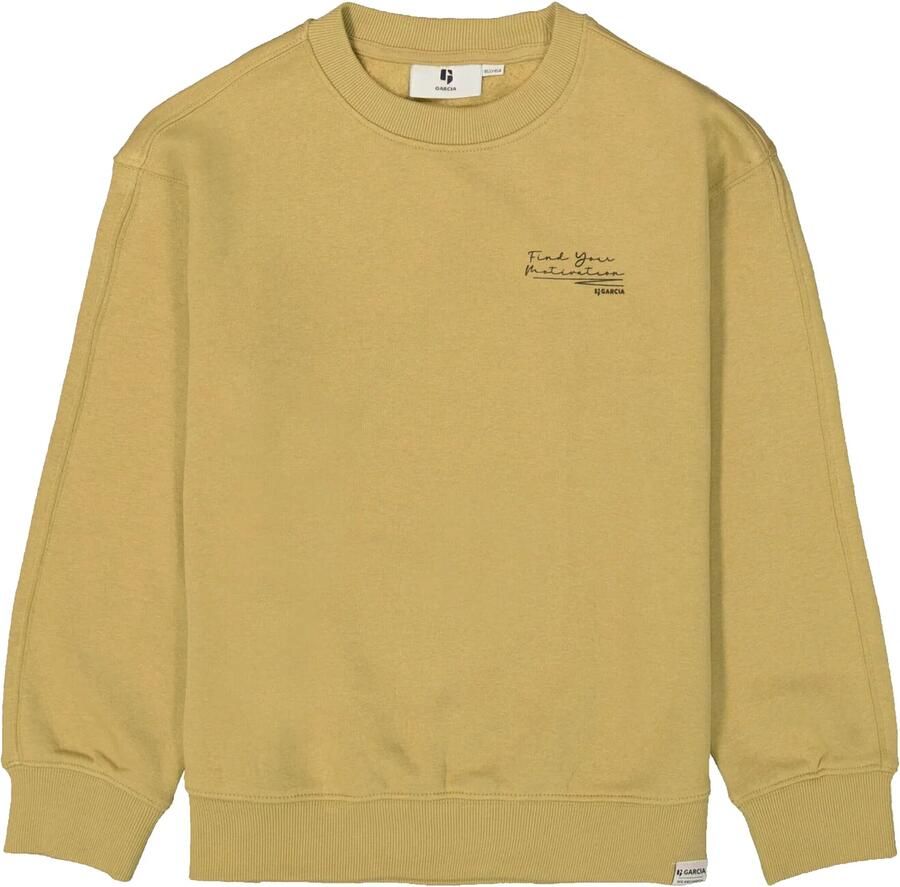 Garcia Sweatshirt met motiefprint aan de achterkant