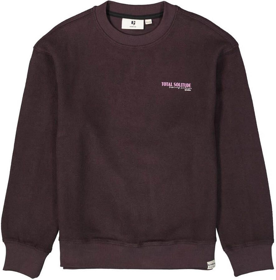 Garcia Sweatshirt met stitchings en ronde hals