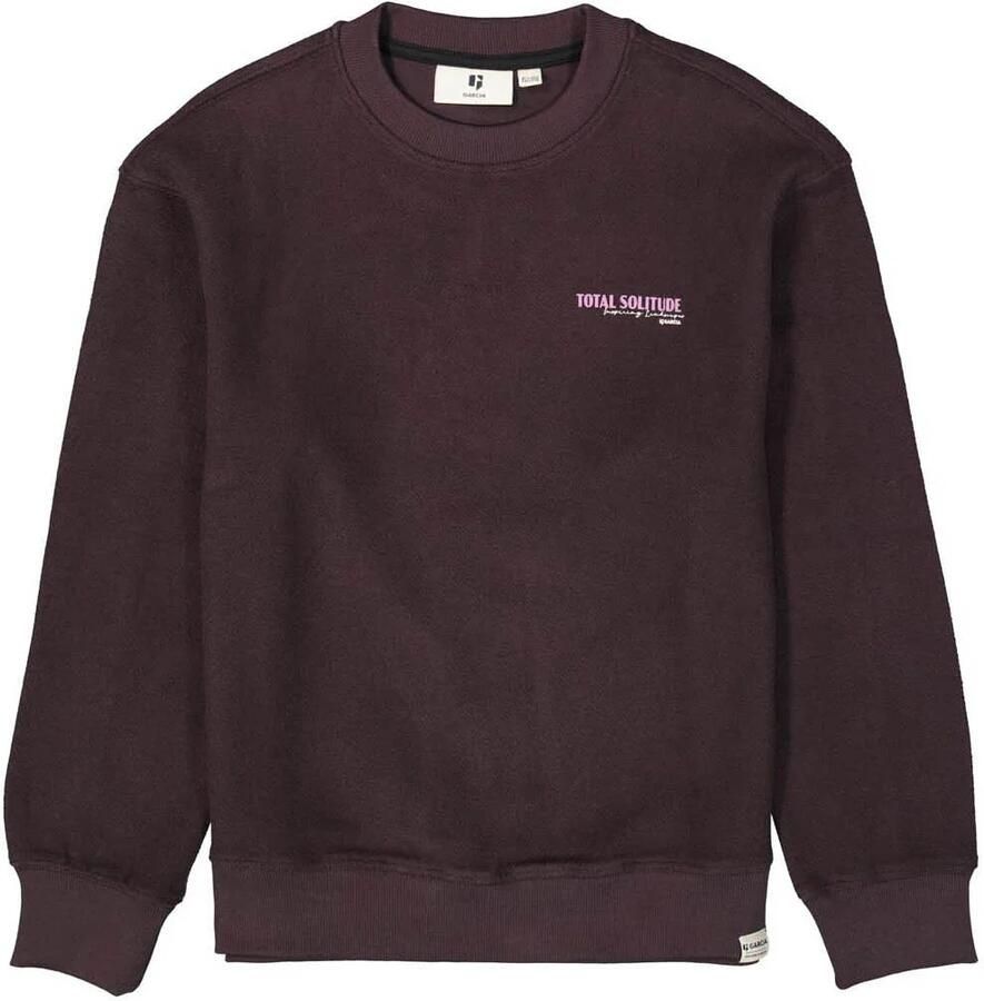 Garcia Sweatshirt met stitchings en ronde hals