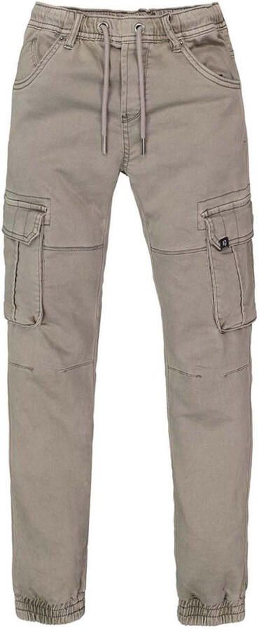 Garcia regular fit cargobroek grijs Jongens Jog denim Effen 134 - Foto 4