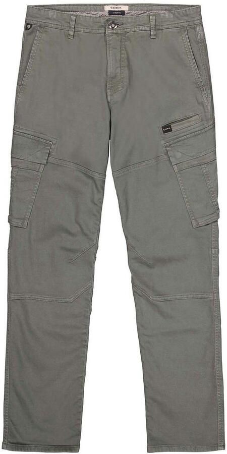 Garcia regular fit cargo broek grijsgroen - Foto 5