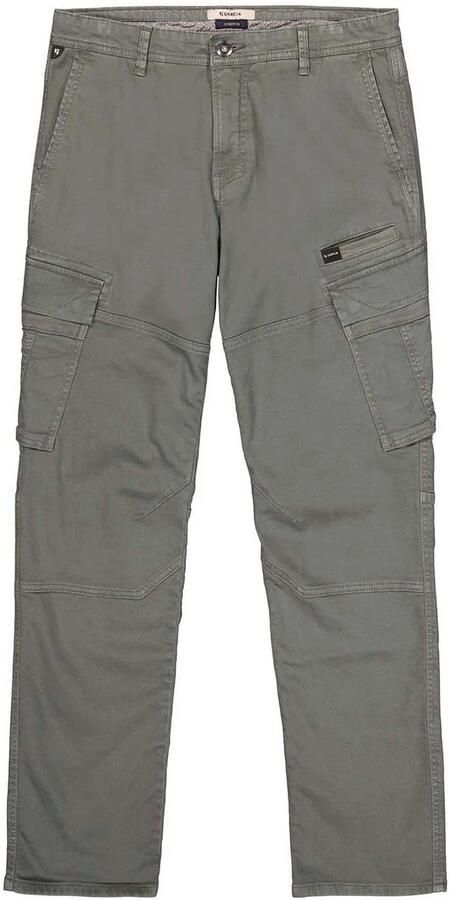 Garcia regular fit cargo broek grijsgroen - Foto 5