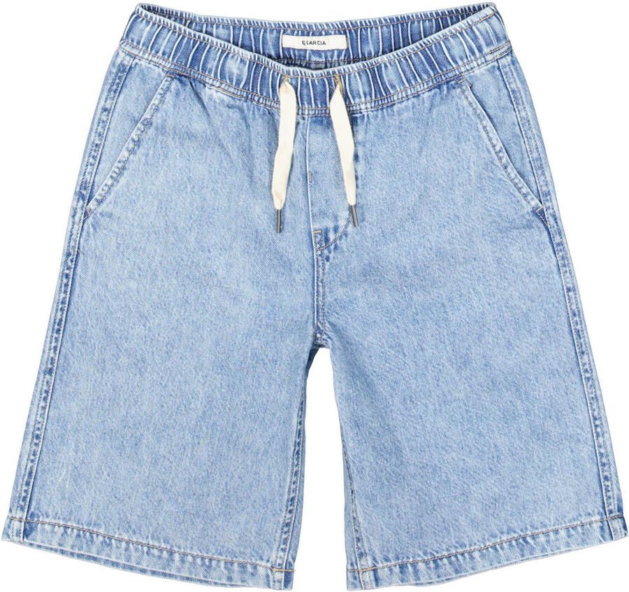 Garcia Regular fit korte jeans met elastische band