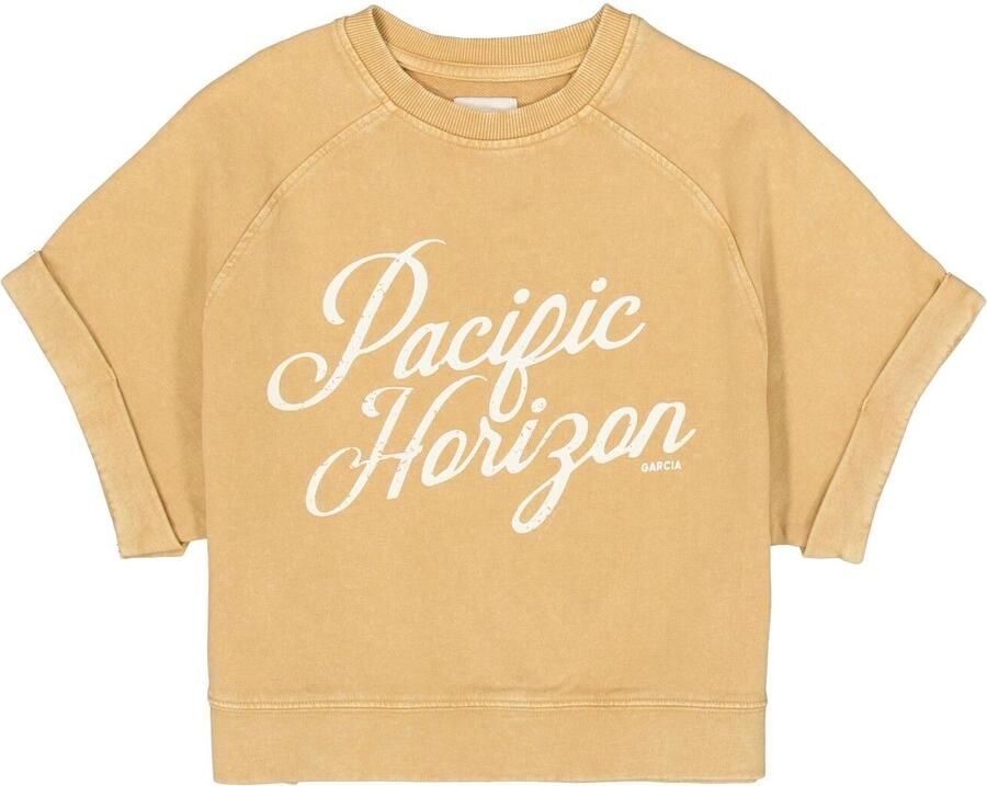 Garcia Kort t-shirt met state tprint - Foto 3
