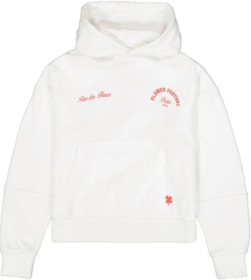 Garcia regular fit hoodie met motiefstitching - Foto 4