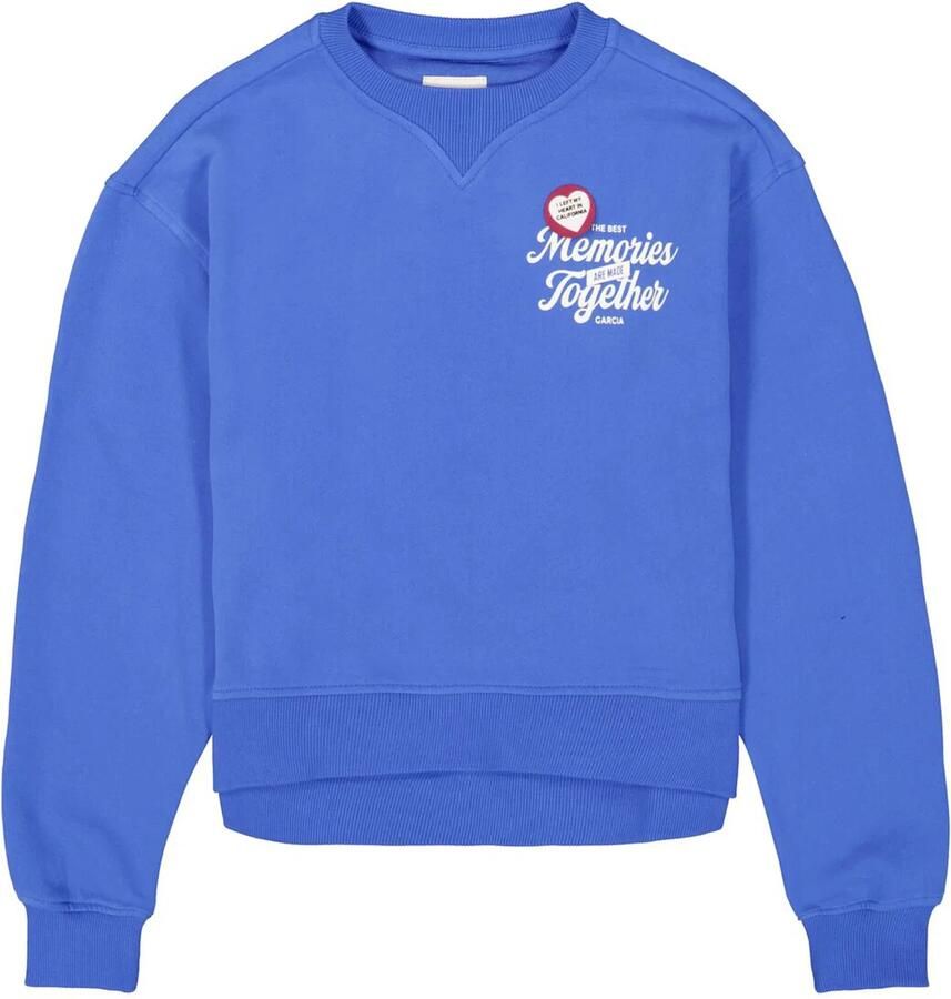 Garcia Sweatshirt met ribboorden