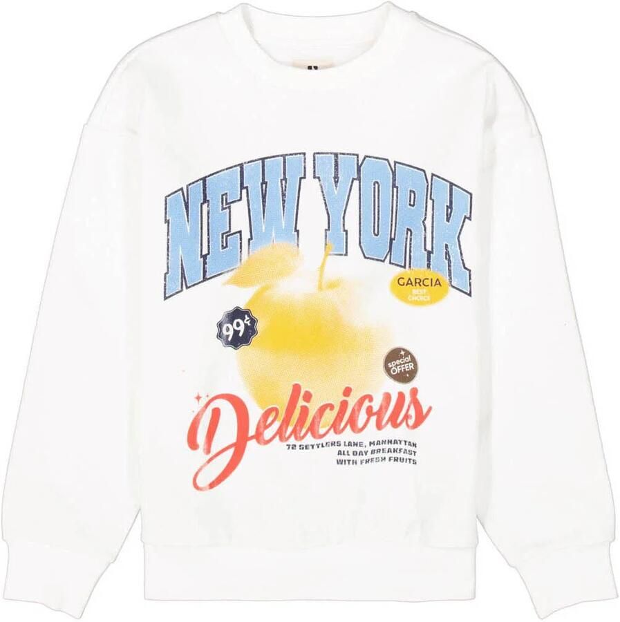Garcia Sweatshirt met labelprint - Foto 4