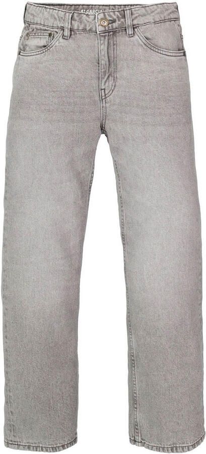 Garcia Straight fit jeans met logopatch model 'Ilyano' - Foto 5