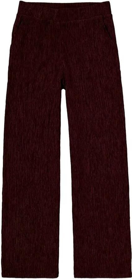 Garcia wide leg broek donkerbruin - Foto 3