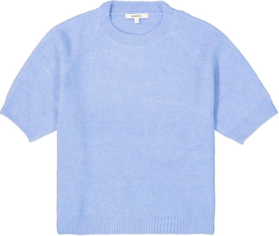 Garcia pullover lichtblauw fijn gebreid - Foto 4