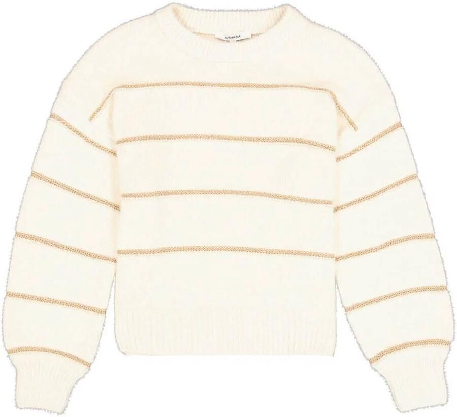 Garcia pullover ecru fijn gebreid - Foto 4