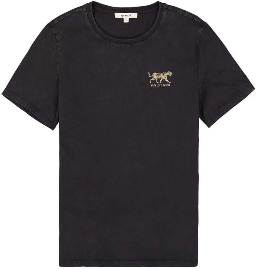 Garcia T-shirt met printopdruk zwart - Foto 3