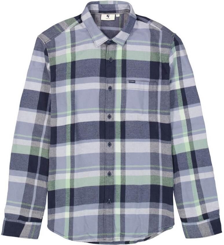 Garcia regular casual overhemd blauw - Foto 3