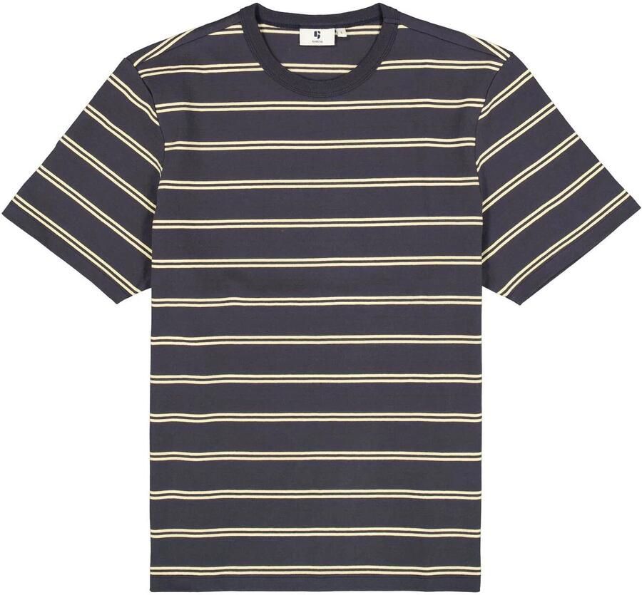 Garcia relaxed gestreept t-shirt donkerblauw - Foto 4