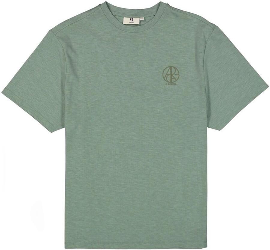 Garcia relaxed fit T-shirt met backprint groen